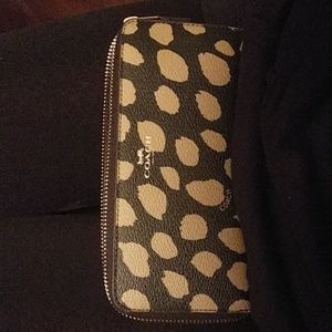 Coach Deer Spot Accordion Wallet